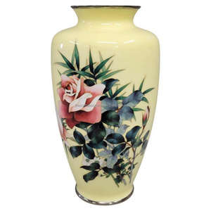 Vase à fleurs en métal fabriqué à la main Style américain Vases en émail accessoires de décoration de la maison Design moderne Pot de fleur intérieur maison - Product Image 3