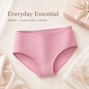 Paquete de 3 bragas de algodón para mujer, suaves y transpirables, de cintura alta, tallas grandes - Product Image 4