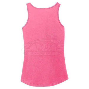 Camiseta sin mangas para mujer, nueva colección 2026, personalizada, transpirable, de secado rápido, sin mangas, de algodón tejido, color liso, informal, al por mayor - Product Image 2