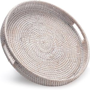 Plateau de service en rotin fait main Fournisseur de gros Naturel Écologique Décoratif Personnalisable Durable Durable Cadeau Prêt - Product Image 6