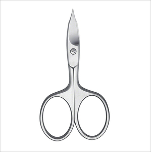 Ciseaux à cuticules personnalisés avec logo privé, style russe, pour droitiers, en acier inoxydable, lame incurvée et tranchante, pour la beauté des ongles - Product Image 2
