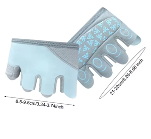 Guantes de Yoga Aéreo para Mujer, Antideslizantes, Transpirables, de Nailon Suave y Cómodo, para Gimnasio, Crossfit y Fitness - Product Image 1