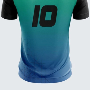 ชุดฟุตบอลสั่งทำยอดนิยม พิมพ์ลายแบบซับลิเมชั่น เสื้อแข่งแขนสั้น แห้งเร็ว ระบายอากาศได้ดี ผลิตจากโพลีเอสเตอร์ ชุดทีมสโมสร - Product Image 6