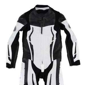Combinaison de moto pour homme sur mesure, nouveau design, en cuir véritable, tendance, à prix bas. - Product Image 4