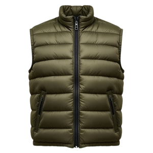 Chaleco Acolchado Color Block al por Mayor, Chaqueta sin Mangas Personalizada para Hombre y Mujer, con Botones a Presión, Acolchado, con Logotipo, Directo de Fábrica - Product Image 5