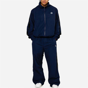 Premium Custom Waterproof and Windproof Outdoor <b>Jackets</b> <b>Running</b> Navy Nylon Fabric Windbreaker <b>Jacket</b> for <b>Men</b> Customized Logo OEM - Product Image 3