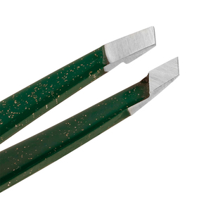 Pinzas de Precisión para Cejas al por Mayor, Pinzas de Acero Inoxidable con Punta Inclinada para Extensión de Pestañas, Depilación Facial de Marca Privada - Product Image 6