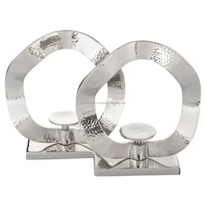 High Demand Contemporary Handmade Stainless Steel Customized Shape <b>Candlestick</b> <b>Holder</b> for Corporate Events and Home Decor - Product Image 5