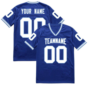 Camisetas de Fútbol Americano Personalizadas 2026 para Hombre y Mujer, Cuello en V, Manga Corta, Tallas Grandes, Impresión Sublimada de Alta Calidad, Nombre y Número del Equipo - Product Image 3