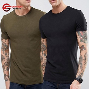 T-Shirt Homme Vert Olive Comfortsoft Crewneck Grande Taille Tissu Jersey Respirant Design vierge - Product Image 6