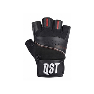 Gants de musculation demi-doigts en cuir, respirants et rembourrés, pour la gym, personnalisables avec logo OEM ODM, qualité supérieure - Product Image 3