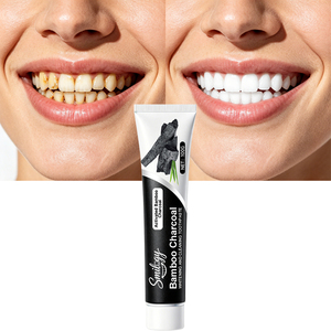 <span class=keywords><strong>Pasta</strong></span> <span class=keywords><strong>Dental</strong></span> Blanqueadora de Dientes con Menta, Carbón de Bambú Activado Natural y Flúor, Ingredientes Herbales, Marca Privada OEM - Product Image 1