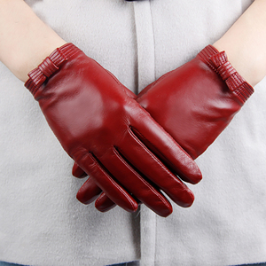 Fashion <b>Women</b> <b>Leather</b> <b>Gloves</b> Premium Lambskin Winter Dress <b>Gloves</b> OEM Custom Logo Manufacturer Supplier - Product Image 6