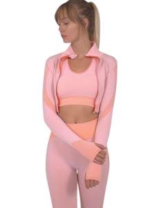 Conjuntos de Yoga de Dos Piezas de Secado Rápido para Mujer, Estilo Nuevo, Cómodos, para Gimnasio, Fitness, Trabajo, Bra y Shorts Transpirables, Ropa Deportiva con Logotipo en la Cintura - Product Image 5