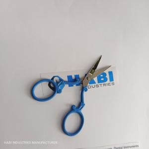 Tijeras de Bordado de Alta Calidad, Color Azul, Hojas de Acero Inoxidable para Uso en Cutículas, para Diestros, Corte de Hilo - Product Image 5