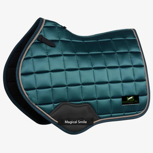 Almohadillas de alta calidad para sillas de montar, almohadillas de excelente calidad para equitación, almohadillas de tela de satén de seda para saltos, blancas y negras. - Product Image 6