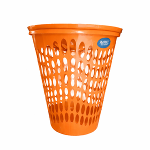 Panier à linge perforé en plastique écologique de qualité supérieure (conception ventilée robuste pour salle de bain et armoire) - Product Image 1