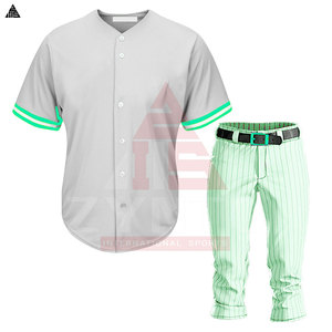 Uniforme de baseball personnalisé, dernier design, bonne qualité de matériaux, tissu respirant et tissu de haute qualité. - Product Image 3