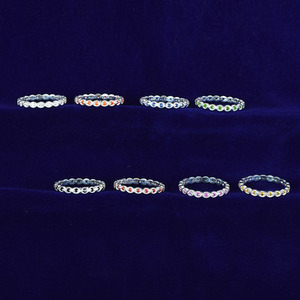 แหวนเงินแท้ 925 น้ำหนักเบา ดีไซน์ชาติพันธุ์ประดับพลอยคาร์เนเลียนสีส้ม งานแฮนด์เมด แหวนนิรันดร์ เครื่องประดับสั่งทำพิเศษสำหรับงานแต่งงาน - Product Image 4