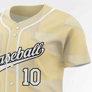 Ensemble uniforme de baseball personnalisé pour hommes, respirant, à manches courtes, avec design par sublimation, sangle réglable et logo personnalisé - Product Image 6