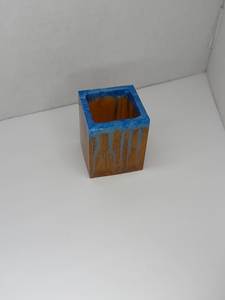 Famous Handmade <b>Resin</b> Pen Holder Customized Shape Desk <b>Table</b> Organiser Home Decoration Casting Technique HANDICRAFT HUB Brand - Product Image 2