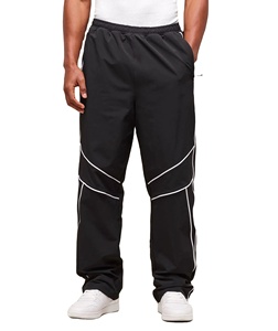 Pantalones Jogger de Hombre Estilo Urbano Personalizados, Casuales, de Pierna Ancha, Corte Recto, Cintura Media, Tipo Cortavientos, Transpirables, de Secado Rápido, para Verano - Product Image 1