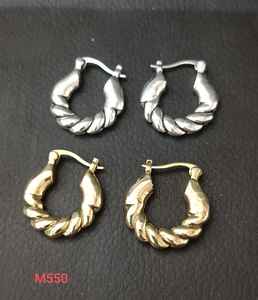 Wholesale Alloy Bohemian Minimalist <b>Silver</b> Hoop <b>Earrings</b> Lightweight Women's Daily Wear Indian Manufacturer Factory Price - Product Image 1
