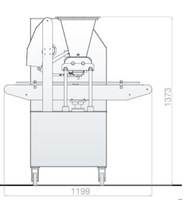 Machine à hamburgers électrique automatique en acier inoxydable 4000 P/H