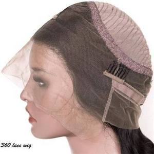 Pelucas de Encaje 360 Premium, Cabello Remy Brasileño, Textura Natural Suave, Línea de Cabello Realista, Doble Trama a Máquina, Liso - Product Image 1