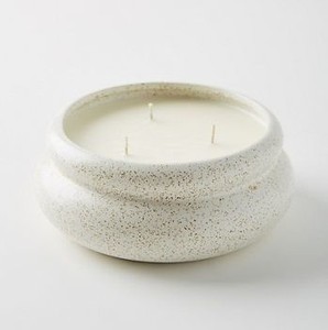 Portavelas de Cerámica con Forma de Pedestal, Pared Gruesa, Resistente al Calor, Acabado Mate Suave, Mecha de Madera, Decoración de Hogar de Lujo Reutilizable - Product Image 5