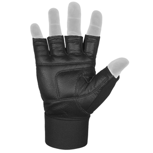 Professional Weightlifting Gloves with Adjustable Wrist Wraps Shock Absorbing Palm for Strength Training and Heavy Lifting - Product Image 6