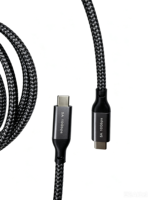 Cable USB C a USB C Trenzado de Fabricante de Cables, Transferencia de Datos de 10 Gbps, Carga Rápida PD de 100 W, Cable USB C Trenzado Resistente
