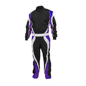 Traje de Carreras de Karting de Cuero Premium de Diseño Personalizado |   Traje de Carreras de Karting Transpirable de Secado Rápido y Resistente al Fuego para Unisex, Talla Grande - Product Image 3