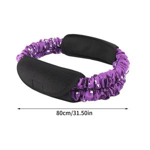 สายรัดออกกำลังกาย Razers Impex ผ้าโพลีเอสเตอร์สำหรับบริหารสะโพก ต้นขา แบบวงกลมกว้าง ปรับได้ กันลื่น เหมาะสำหรับโยคะ สควอท และการออกกำลังกายอื่นๆ - Product Image 5