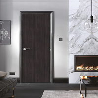 Porte d'entrée/appartement en MDF, design minimaliste 3D, sur mesure, couleur personnalisable, pré-montée, isolation phonique, résistance à l'humidité