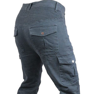 Pantalones Vaqueros de Motociclista Hechos en Fábrica, Pantalones Vaqueros Personalizados para Hombre, Pantalones de Moda Hip Hop para Hombre - Product Image 6