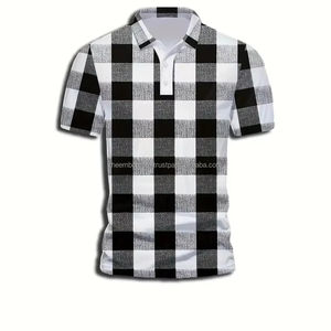 Camiseta larga de verano para hombre más vendida, hecha a medida con logotipo de secado rápido, patrón sólido, venta al por mayor para polos - Product Image 1