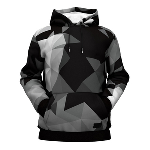 Sweat à capuche polaire surdimensionné pour homme, imperméable, avec impression par sublimation, design personnalisé, poche, léger, respirant, à cordon de serrage - Product Image 4