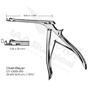 Pinza Kerrison para Huesos – Modelo Ferris Smith – Instrumento de Cirugía de Columna Vertebral de Alta Calidad - Product Image 2