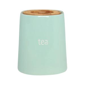 Elegante Tarro de Almacenamiento de Té para Cocina con Tapa de Bambú, Sellado Hermético para Mantener la Frescura, Organizador Minimalista para Encimera, Elegante Organizador de Despensa - Product Image 1