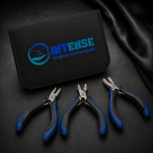 Juego de alicates profesionales para la fabricación de joyas, herramientas de precisión para doblar, cortar y agarrar alambres, con estuche de almacenamiento. - Product Image 2