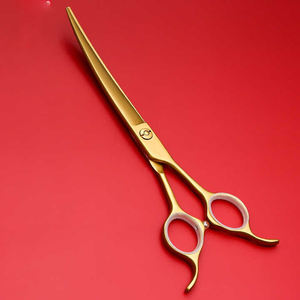 Stainless Steel Custom Curved <b>Scissors</b> Professional Pet Grooming <b>Scissor</b> - Product Image 3