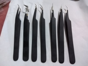 Pinces à cils non en fibres, pinces à cils de haute qualité pour extensions de cils - Product Image 2