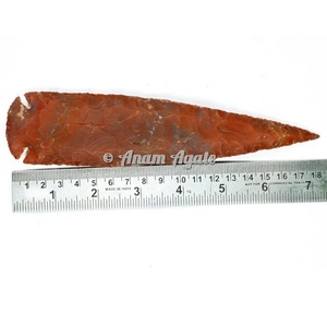 Punta de flecha de ágata natural de 5 a 5,5 pulgadas para proyectos artesanales Punta de flecha de ágata hecha a mano Calidad de exportación Punta de flecha de ágata Precio a granel - Product Image 4