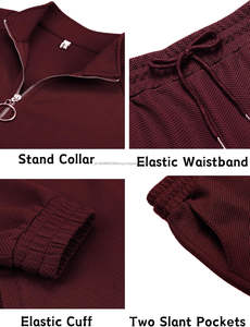 Ensemble de survêtement personnalisé pour homme 2026 – Coton et polyester 320 GSM – Tissu doux – Tenue de sport et d'entraînement deux pièces – Jogger et sweat à capuche 2026 - Product Image 4