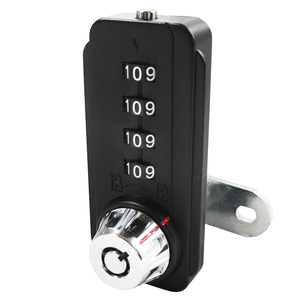 Serrure à combinaison avec clé maîtresse, serrure à came à 4 chiffres pour la gestion des installations - Product Image 1