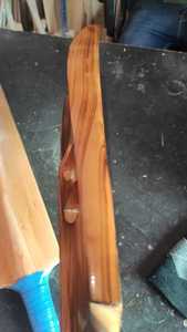 Premium Quality Kashmir Willow Tennis Cricket Bat <b>Long</b> Handle Light Weight 35" Grade 1 for <b>Matches</b> - Product Image 5