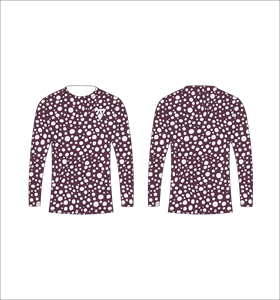 Men Maroon Burgundy Camouflage Long Sleeve T Shirt Geometric <b>White</b> Square Pattern Crewneck <b>Tee</b> Casual Streetwear Tops Gym - Product Image 1