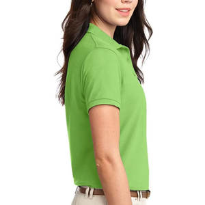Polo de golf personnalisé pour femme, séchage rapide, respirant, uni, avec logo personnalisé, décontracté, imprimé - Product Image 5