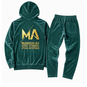 ชุดวอร์มมีฮู้ด Mudassar Ali Apparel Enterprises ผลิตจากโพลีเอสเตอร์ 100% หนัก 350 กรัมต่อตารางเมตร ซิปยาวเต็มตัว กระเป๋าหน้า - Product Image 5